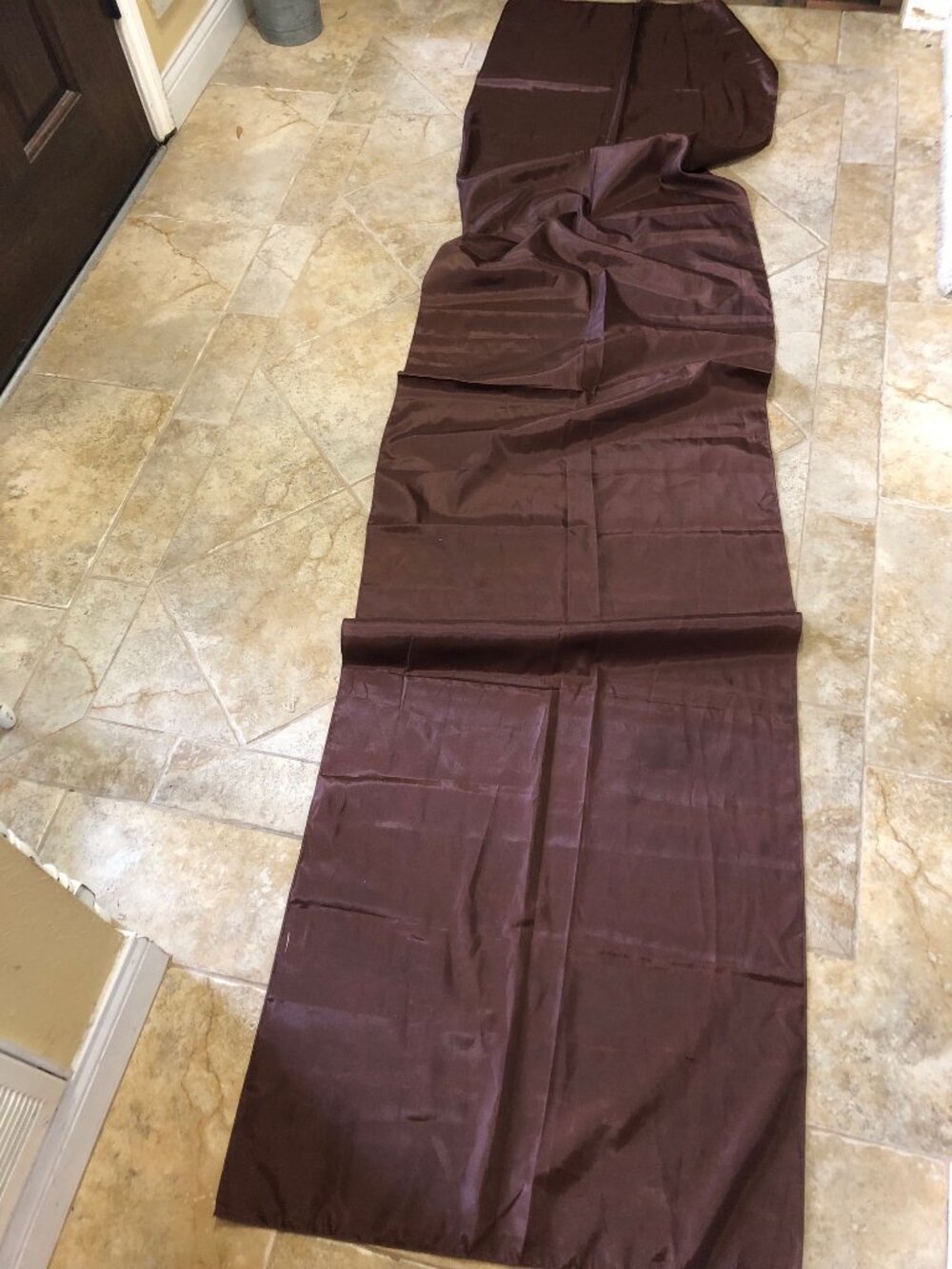 Brown Table Runner